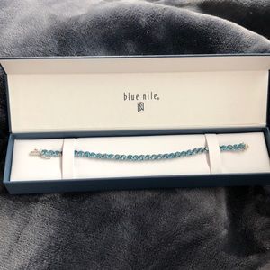 Blue sapphire bracelet